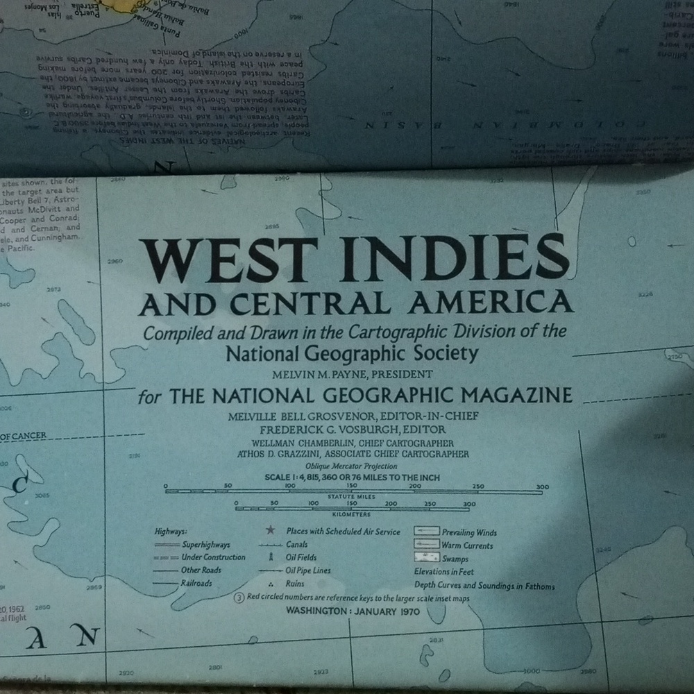 National Geographic Blue and White Journal